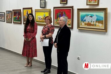 A verbászi galériában Martin Jonaš mintegy 70 alkotása látható (Fotó: Paraczky László)
