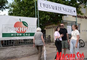 Megtartották az első városi bolhapiacot az újvidéki Temerini piacon