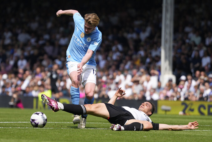 Jelenet a Fulham–Manchester City mérkőzésről Jelenet a Fulham–Manchester City mérkőzésről