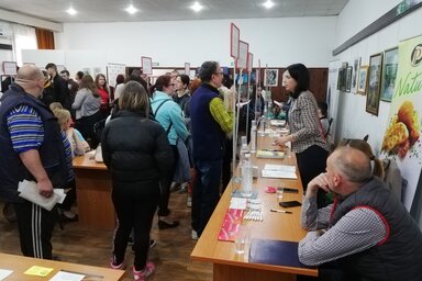 Mindig nagy érdeklődés övezi az állásbörzéket (Tóth Péter felvétele)