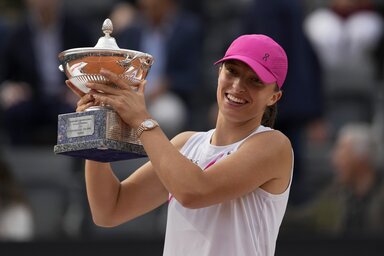 Iga Swiatek kiválóan játszik az idén (Fotó: Beta/AP)