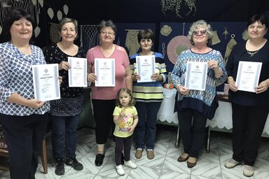 A résztvevő tagok közül néhányan (Kaszás Ibolya felvétele)