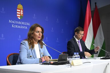 Vitályos Eszter és Gulyás Gergely (Fotó: MTI)
