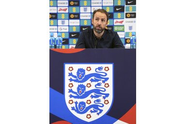Gareth Southgate együttese Szerbia ellen kezdi meg az Eb-menetelést (Fotó: Beta/AP)