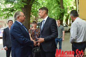 Felavatták Bíró Károly emléktábláját Szabadkán