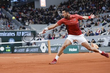 Đoković három szettben, mondhatni könnyedén verte meg Carballest (Fotó: Beta/AP)