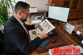 Magyar József Magyarország belgrádi nagykövetének fogadása a tartományi parlamentben