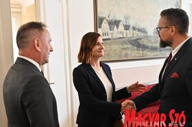 Magyar József Magyarország belgrádi nagykövetének fogadása a tartományi parlamentben
