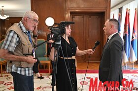 Magyar József Magyarország belgrádi nagykövetének fogadása a tartományi parlamentben