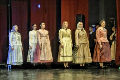 Az előadáson tradicionális magyar néptánc és népzene került bemutatásra (Gergely Árpád felvétele)