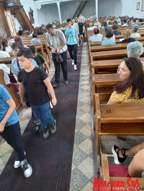 Tanév-, meggy- és falunap záró istentisztelet Bácsfeketehegyen