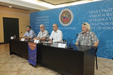 A Képzelt riport sajtótájékoztatóján (Lukács Melinda felvétele)