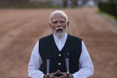 Narendra Modi (Fotó: Beta/AP)