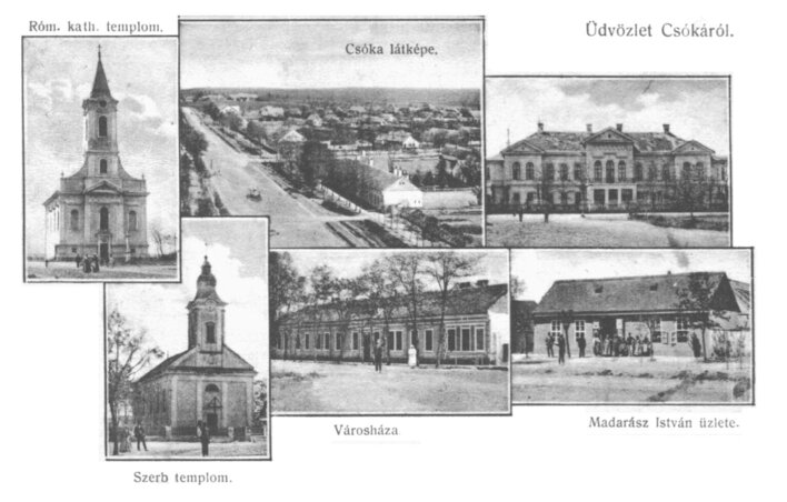 Képeslap a 20. század első feléből, amelyen kivehető az egykori szobor helye (Szerzői magángyűjtemény) Képeslap a 20. század első feléből, amelyen kivehető az egykori szobor helye (Szerzői magángyűjtemény)