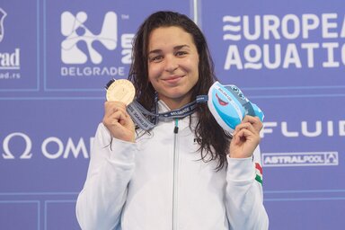 Késely Ajna végre megszerezte első felnőtt-Eb-aranyát (Fotó: MTI)