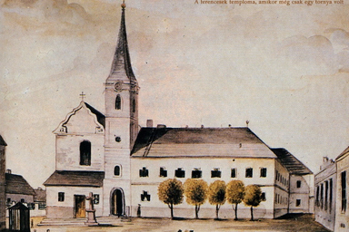 A ferencesek templomának valamikor csak egy órával ellátott tornya volt / Elismondom.wordpress.com