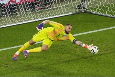 A meccs legjobbja Donnarumma volt, de hős nem válhatott belőle (Beta/AP)