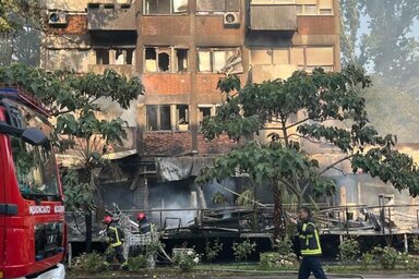 Egy lakó elmondása szerint a tüzet civakodás és fenyegetőzés előzte meg (Fotó: N1)