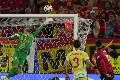 Az Arsenal kapusának, Rayának is akadt dolga (Beta/AP)