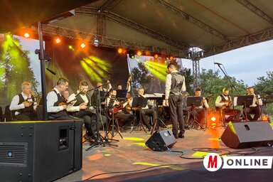 Vajdasági RTV Nagy Tamburazenekarának koncertje Ókéren (Fotó: Paraczky László)