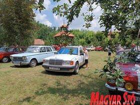 Oldtimer-kiállítás Bácskossuthfalva központjában