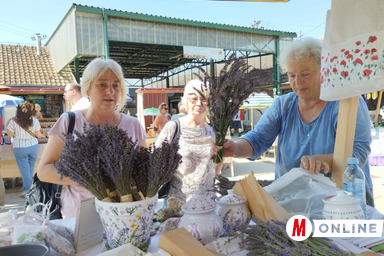 Nyugtató levendulaillat lengte körbe a piacteret (Gál Hermina felvétele)