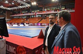 Juhász Bálint átadta az érmeket az újvidéki birkózó Európa-bajnokságon