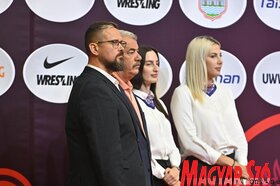 Juhász Bálint átadta az érmeket az újvidéki birkózó Európa-bajnokságon