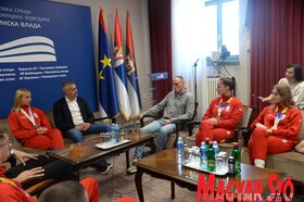Az ökölvívó Európa-bajnokság érmeseinek fogadása Újvidéken