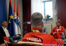 Az ökölvívó Európa-bajnokság érmeseinek fogadása Újvidéken
