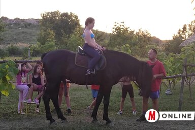 A lovas foglalkozásokat Becsei Árpád vezeti (Kancsár Izabella felvétele)