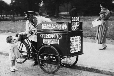 Fagylaltárus az 1920-as évekből / forrá: londonist.com