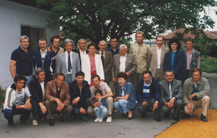 Az alapító tagok 1986-ban Az alapító tagok 1986-ban