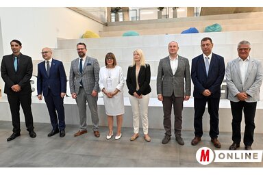 A Kelet-európai gépészeti tanulmányok nyári iskolájának megnyitója az újvidéki Tudományos-Technológiai Parkban (Ótos András felvétele)