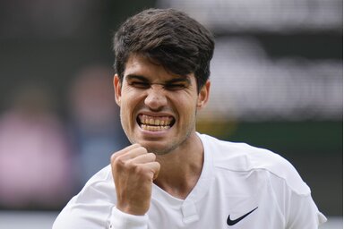 A rekordok azért vannak, hogy megdöntsék őket: ha Alcaraznak is hosszú és sikeres pályafutása lesz, elképzelhető, hogy a most felülmúlhatatlannak hitt csúcsokat is ostromolni fogja (Beta/AP)