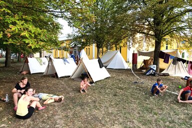 Tábori hangulatkép (L. Móger Tímea felvétele))