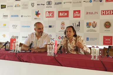 Danny Ronaldo (jobbról) egy igazi cirkuszmutatványos (Lukács Melinda felvétele)