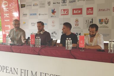 A Kálmán-nap című filmet Szabó Domokos és Bántó Csaba mutatta be (Lukács Melinda felvétele)