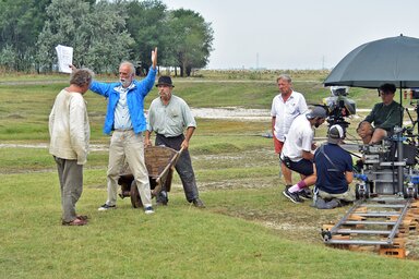 A filmet először a tévében, aztán a mozikban is láthatjuk (Gergely Árpád felvétele)