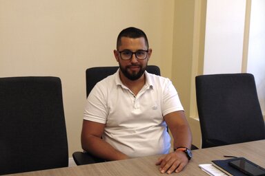 Nikola Jugin, a nagykikindai önkormányzat energiaügyi menedzsere (Fotó: Vidács Hajnalka)