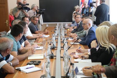 A pénteki találkozó résztvevői (Fotó: Beta)