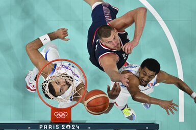 Nikola Jokić kis híján tripla dupláig jutott (Fotó: Beta/AP)
