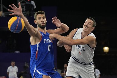 A franciák roppant kellemetlen pofont adtak a szerbeknek (Fotó: Beta/AP)