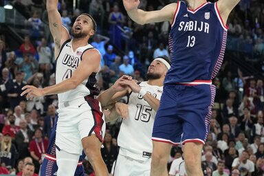 Steph Curry fantasztikus mérkőzéssel rukkolt elő Szerbia ellen / Beta/AP