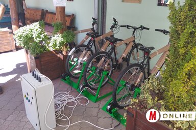 A környezetbarát kerékpárok / Lukács Melinda felvétele