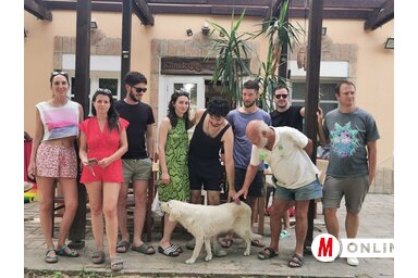 A nyári alkotótábor csoportképe (Fotó: Herceg Elizabetta)