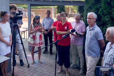 Az államtitkár Gyenesdiáson (Facebook/Soltész Miklós oldala)