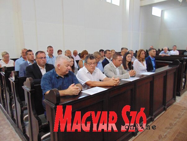 A szombati program istentisztelettel indult a református templomban (A szerző felvétele)