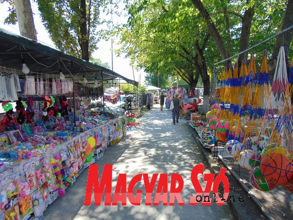 Kirakodóvásár is volt (A szerző felvétele)