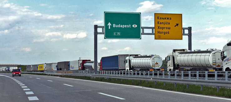 2016 és 2022 között összesen 805 közúti baleset történt, amelyben teherautók is részt vettek (Ótos András felvétele)